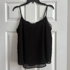 SO Black Lace Detail Camisole
